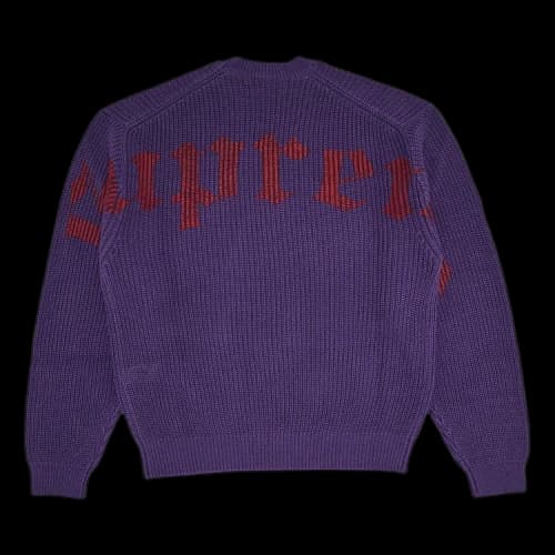 Supreme Old English Printed Sweater 'Purple'