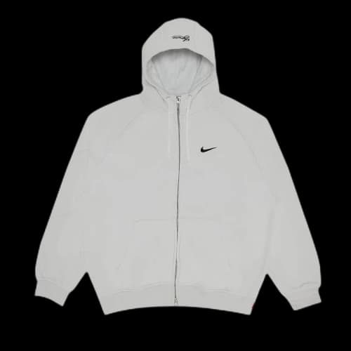 Supreme x Nike Zip Up Hooded Sweatshirt 'White'