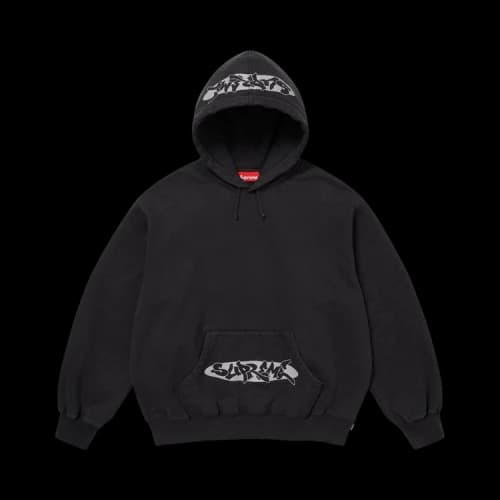 Supreme New World Order Hooded Sweatshirt 'Black'