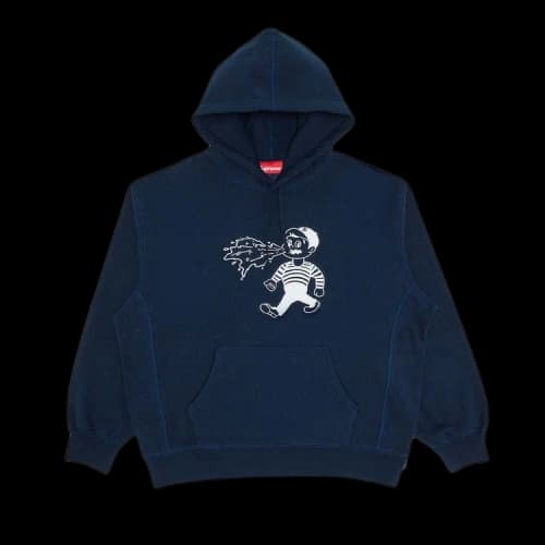 Supreme x Homerun Hooded Sweatshirt 'Navy'