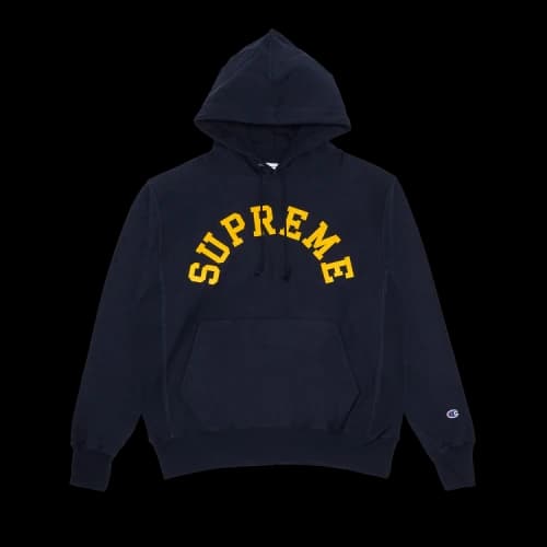 Supreme Champion Hooded Sweatshirt 'Navy'