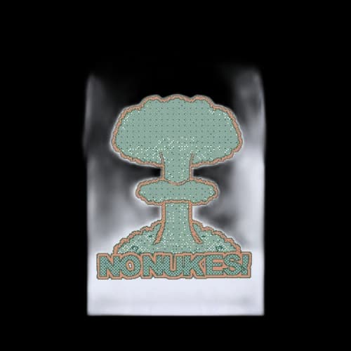 GOLF WANG No Nukes Pixel Tee 'White'