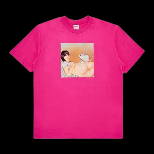 Supreme Mouse Tee 'Fuchsia'