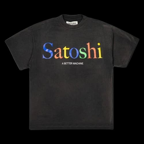 Satoshi Nakamoto Search Engine Tee 'Black'
