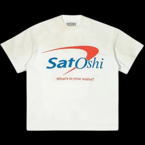 Satoshi Nakamoto Bank Of Satoshi T-Shirt 'White'