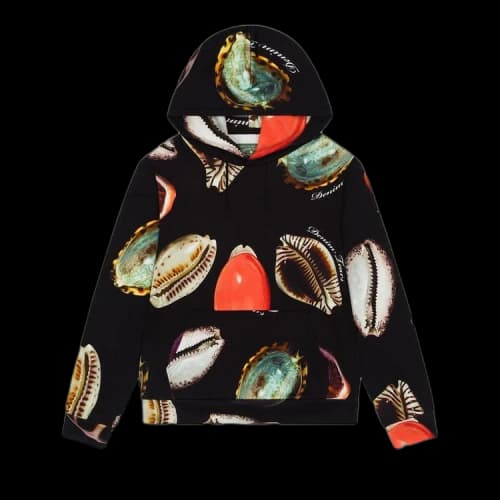 Denim Tears Shell Hoodie 'Black'