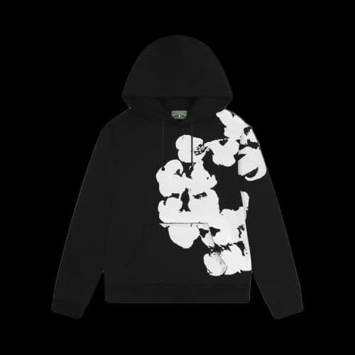 Denim Tears Big Cotton Wreath Sweatshirt 'Black'