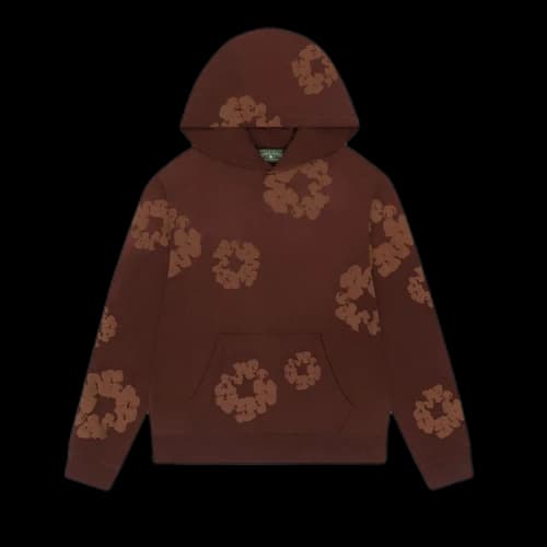 Denim Tears Mono Cotton Wreath Hoodie 'Brown'
