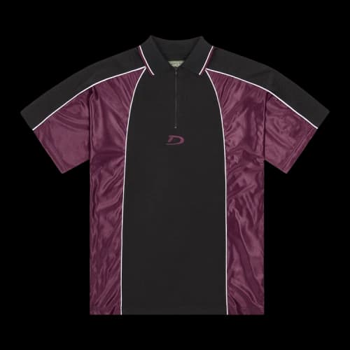 Denim Tears Practice Half Zip Polo 'Black'