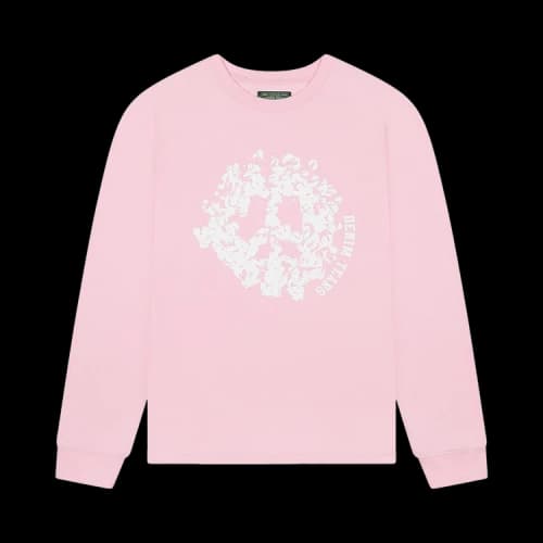 Denim Tears Peace Wreath Long-Sleeve Tee 'Pink'
