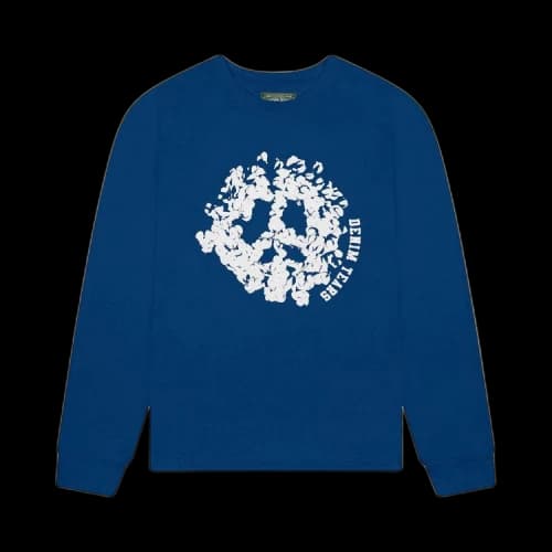 Denim Tears Peace Wreath Long-Sleeve Tee 'Navy'