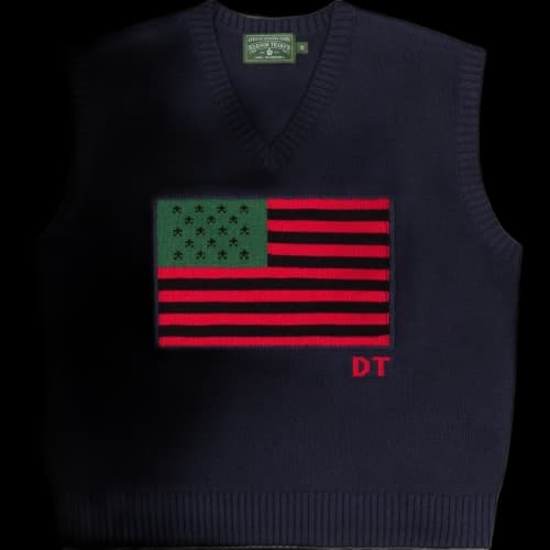 Denim Tears African-Americana Vest 'Navy'