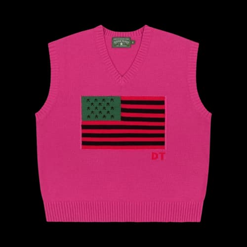 Denim Tears African-Americana Vest 'Pink'
