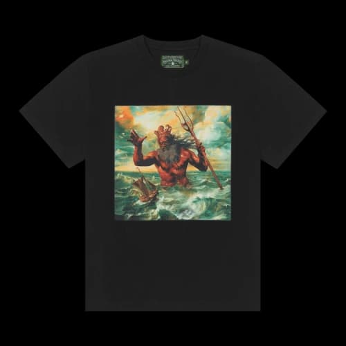Denim Tears Poseidon's Revenge Tee 'Black'