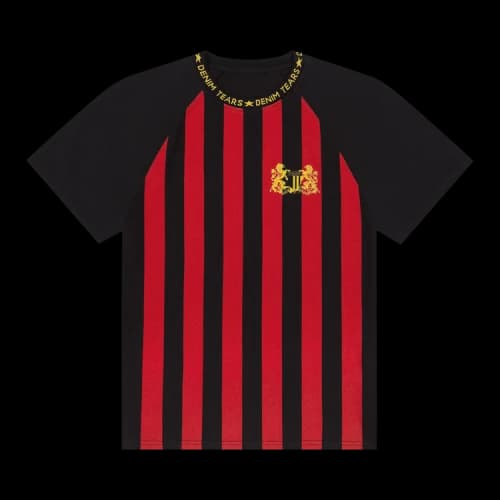 Denim Tears Football Pitch Tee 'Red'