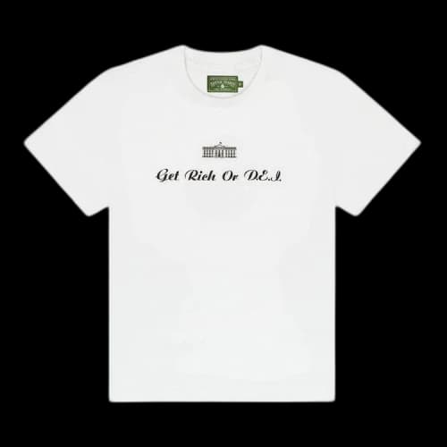 Denim Tears Get Rich Or Dei Tee 'White' 'White'