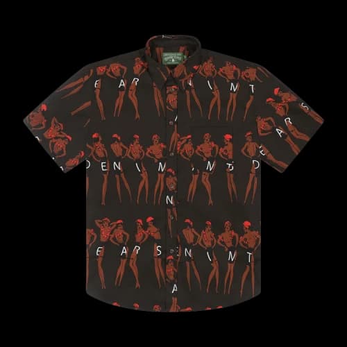 Denim Tears Dancer Button Up Shirt 'Brown'