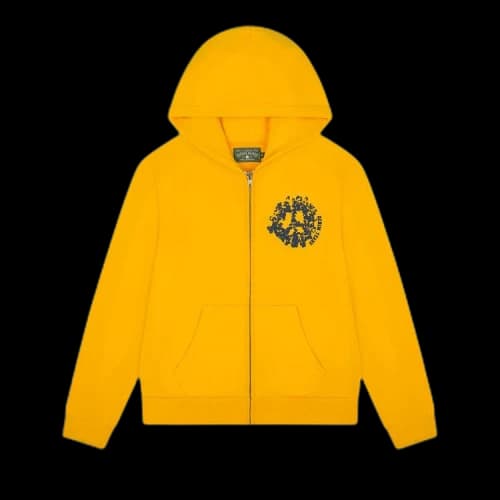 Denim Tears Denim University Zip Hoodie 'Yellow'