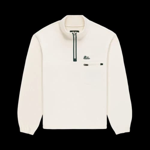 Aimé Leon Dore Unisphere Quarter Zip Fleece Pullover 'Pristine'