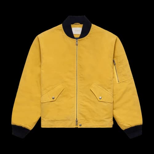 Aimé Leon Dore Cropped Bomber Jacket 'Yellow'