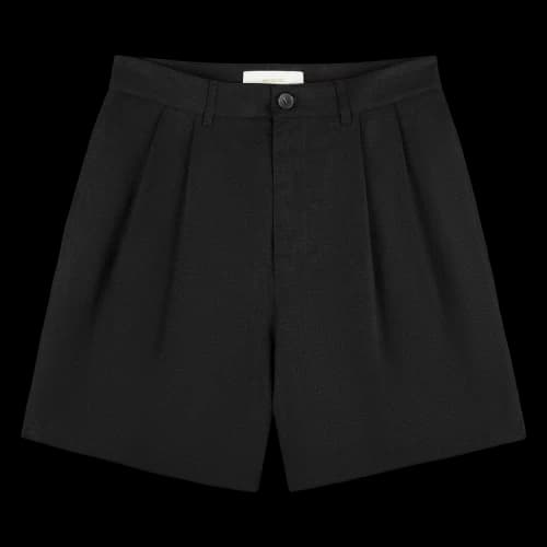 Aimé Leon Dore Double Pleated Linen Short 'Meteorite'