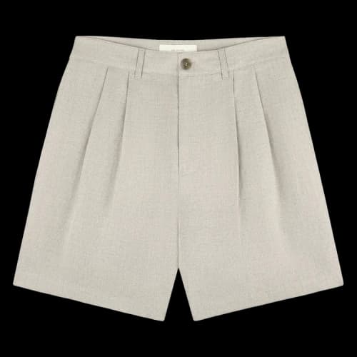 Aimé Leon Dore Double Pleated Linen Short 'Natural'