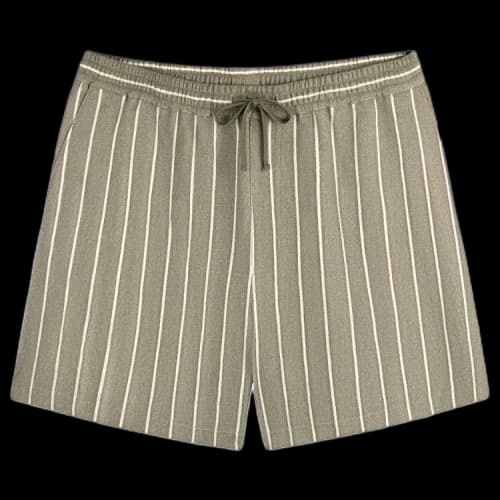 Aimé Leon Dore Kalloni Striped Short 'Laurel Oak/White Stripe'