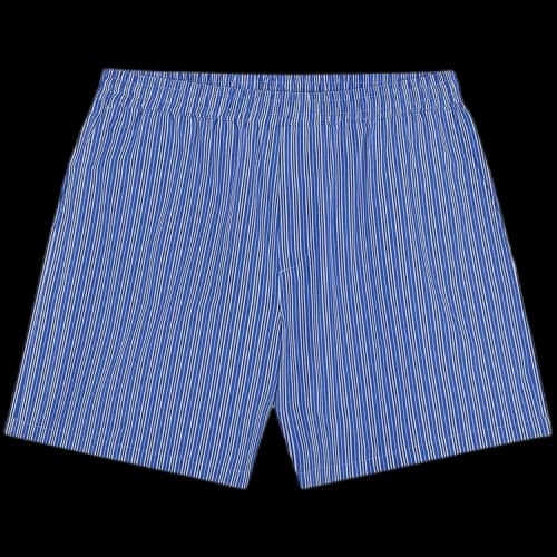 Aimé Leon Dore Cotton Lounge Short 'Blue Stripe'
