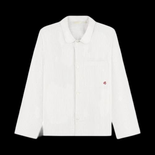 Aimé Leon Dore Cotton Lounge Shirt 'White Stripe'