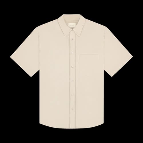 Aimé Leon Dore Short-Sleeve Seersucker Shirt 'Pristine'