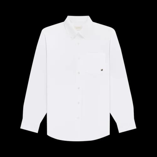Aimé Leon Dore Crest Poplin Shirt 'Bright White'