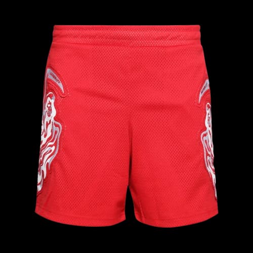 Warren Lotas Serenity Mesh Shorts 'Red'
