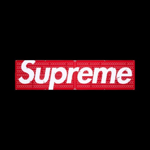 Supreme x Wall Control Pegboard Panel (Set Of 2) 'Red'