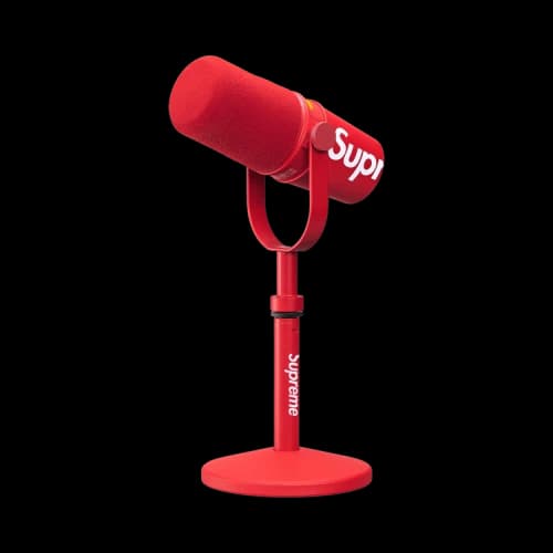 Supreme x Shure Mv7+ Microphone 'Red'