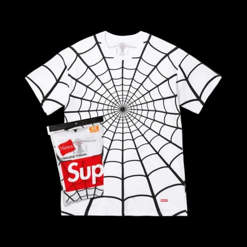 Supreme x Hanes Spider-Man Tagless Tees (2 Pack) 'White'