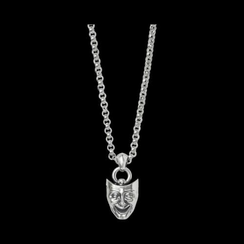 Supreme Drama Masks Pendant 'Silver'