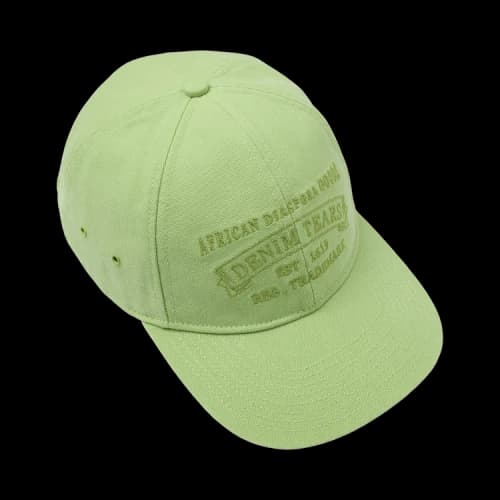 Denim Tears Mono ADG Stamp Cap 'Lime'
