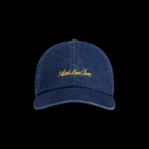 Aimé Leon Dore Denim Script Hat 'Dark Wash'
