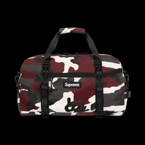 Supreme Duffle Bag 'Red Camo'