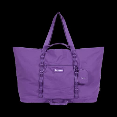 Supreme X-Large Tote Bag + Utility Pouch 'Purple'