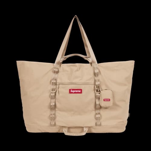 Supreme X-Large Tote Bag + Utility Pouch 'Tan'