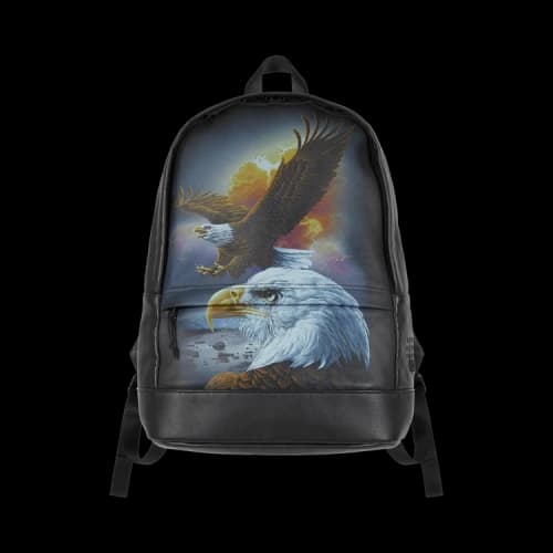 Supreme x MM6 Maison Margiela Eagle Leather Backpack 'Black'