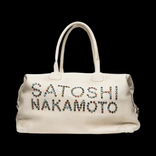 Satoshi Nakamoto Studded Weekender 'White'