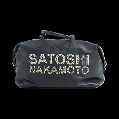Satoshi Nakamoto Studded Weekender 'Black'