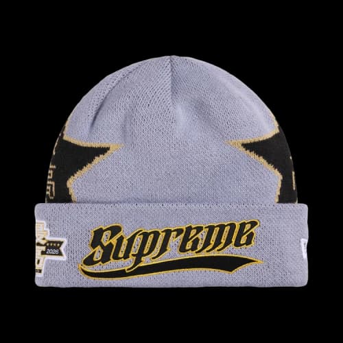 Supreme New Era Stars Beanie 'Lavender'