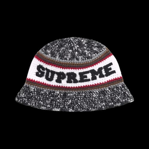 Supreme Knit Logo Crusher 'Black'