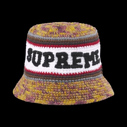 Supreme Knit Logo Crusher 'Yellow'