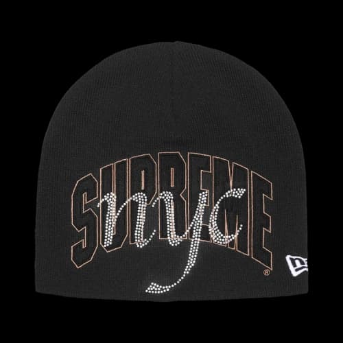 Supreme New Era Rhinestone Beanie 'Black'
