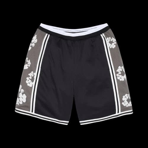 Denim Tears Cotton Wreath Olaf Shorts 'Black'