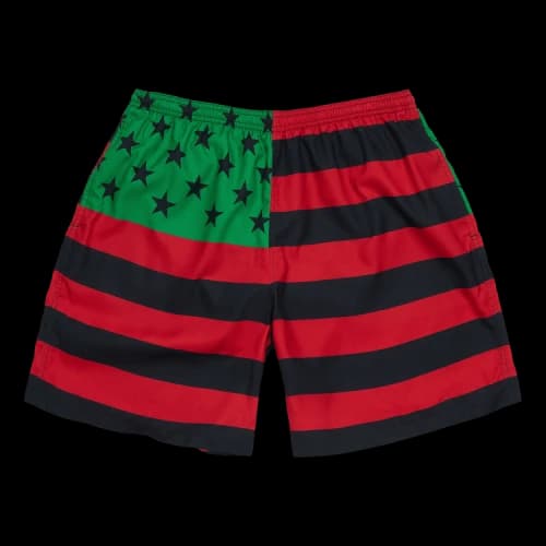 Denim Tears Flag Swim Trunks 'Red/Black/Green (Rbg)'